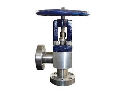 Angle type globe valve