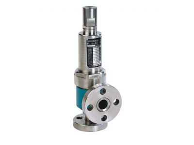 Spring raise enclosed high pressure relief valve