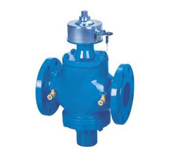 Self-reliance type flow balancing valve (lock)
