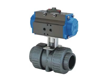 Pneumatic PVC ball valve